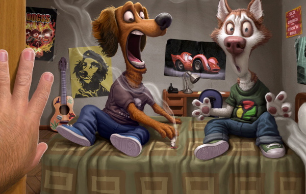 Обкуренные собаки