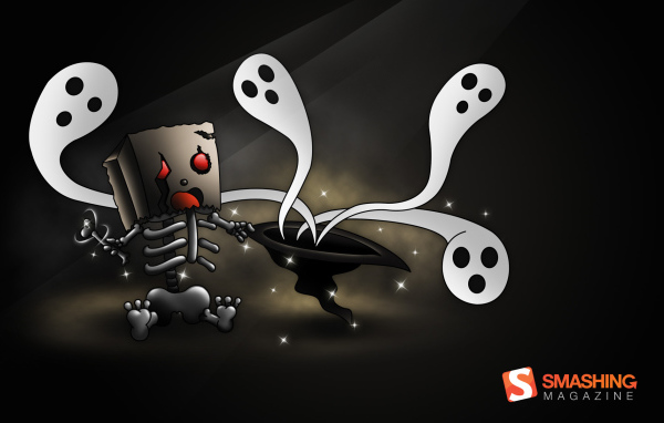 Скелет и привидения