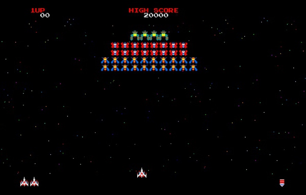 Galaxian Galaga Nintendo Dendy NES