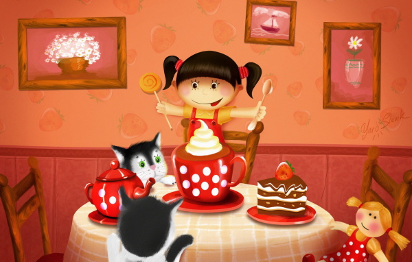 За праздничным столом