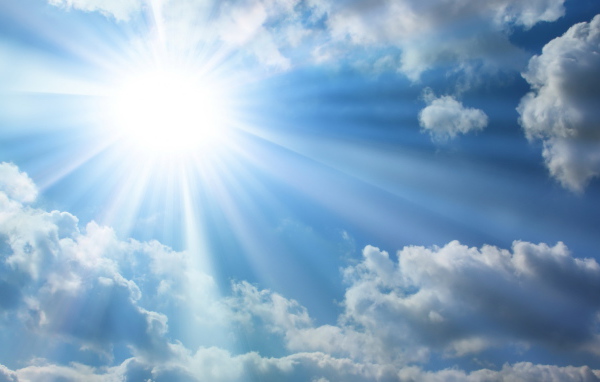 Голубое небо