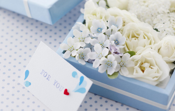 Цветочки в подарок