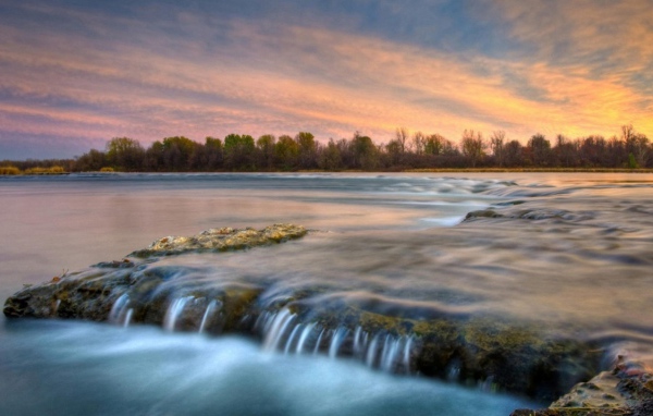 Закат в Квебеке