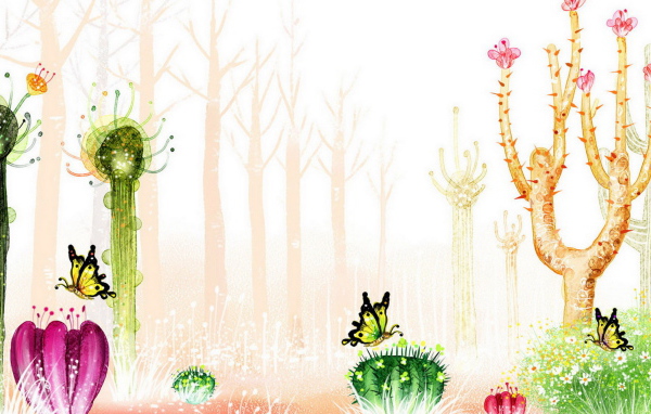 Цветущие кактусы