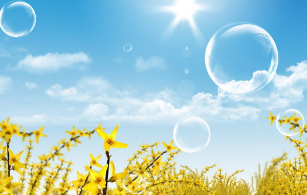 Пролетающие пузыри