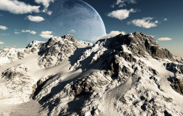 Горы и планета