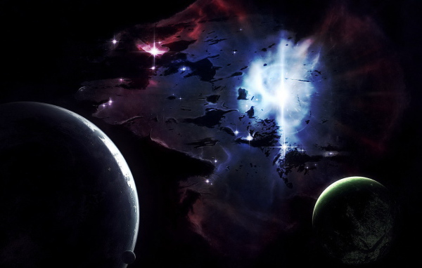 В космическом пространстве