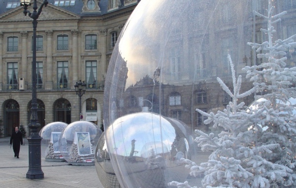 Париж в Рождество