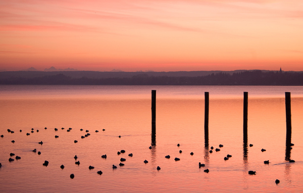 Красный закат