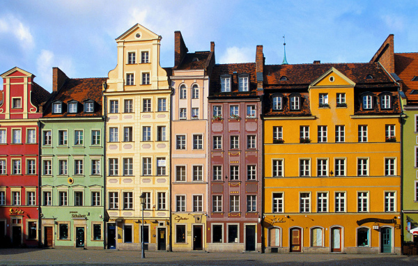 Разноцветные дома