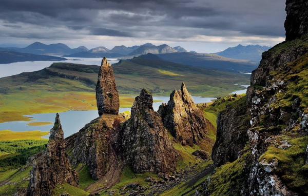 Горы на Гебридском острове