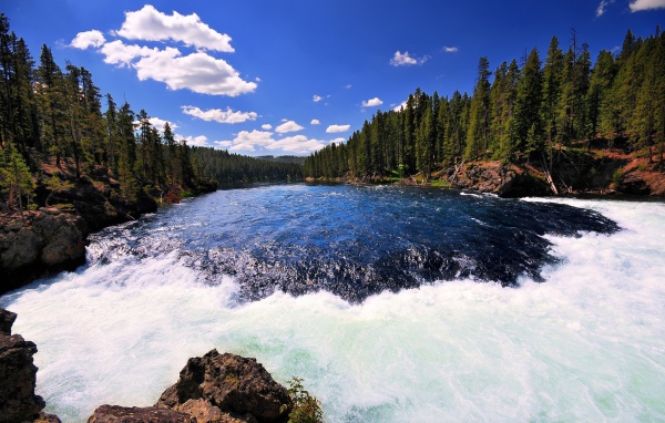 река Йеллоустон, Йеллоустонский национальный парк