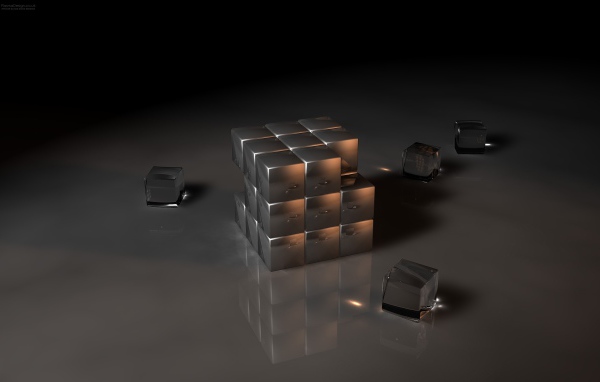3-D Cube-rubik