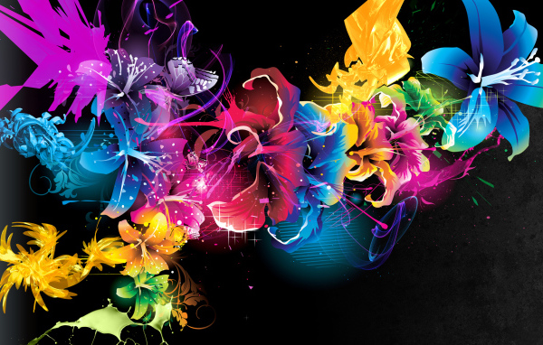 Цветочная абстракция