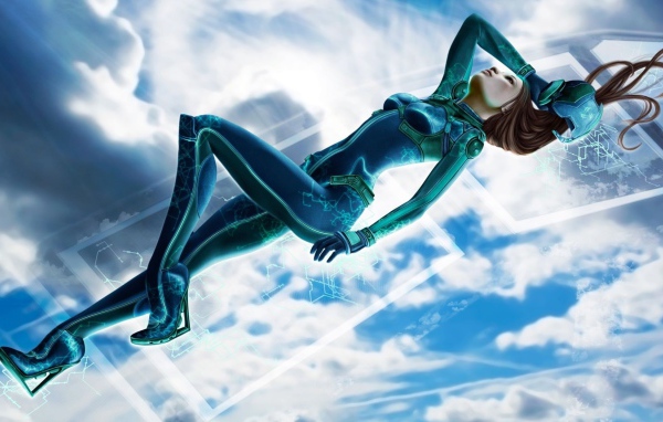 Девушка в облаках