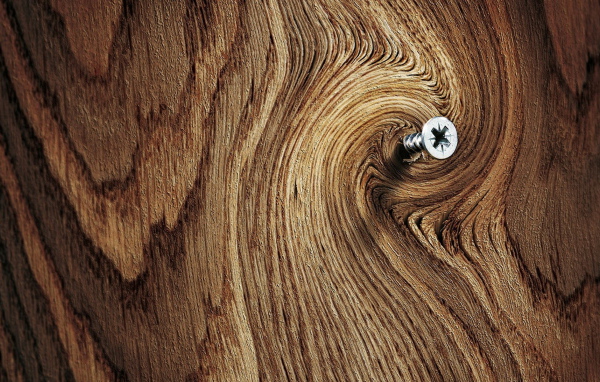 Саморез в доске