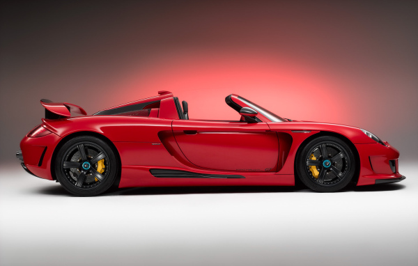 Porshe Carrera GT, красный