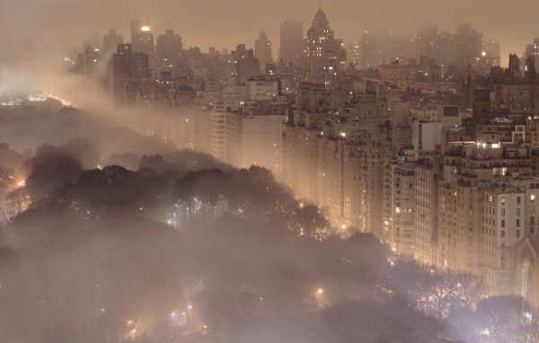 Город в тумане