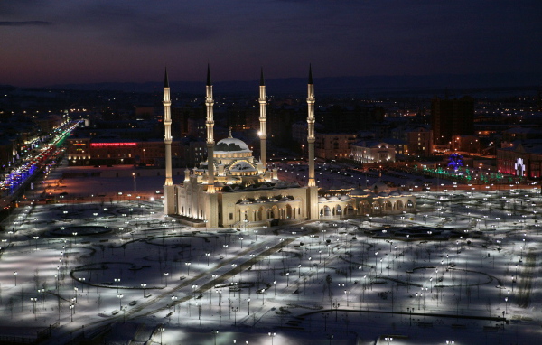 The mosque in Grozny
