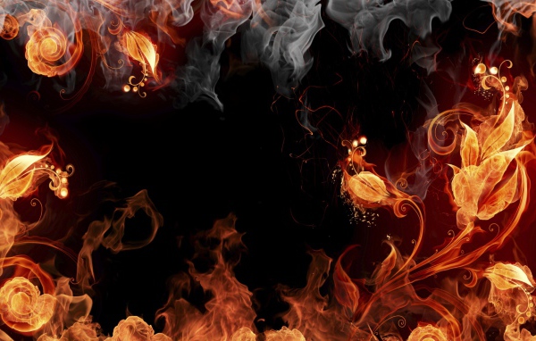 Огненные цветы