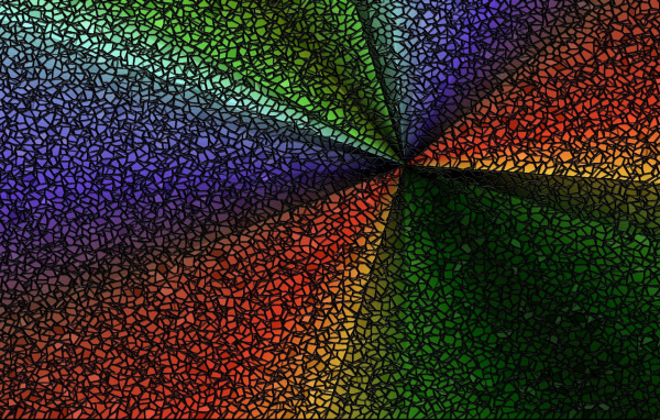 Радужная мозаика