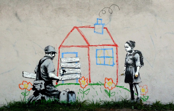 Картина Волонтеры Бэнкси