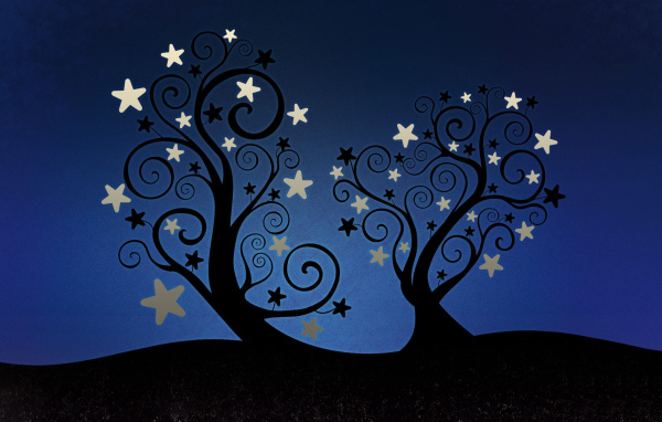 Звезды на деревьях