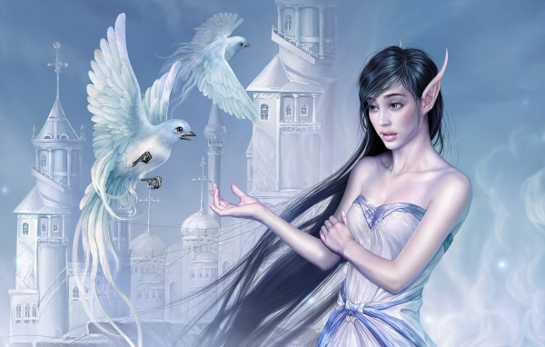 Эльфийская девушка