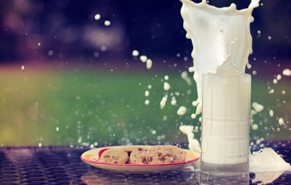 Печенья с молоком