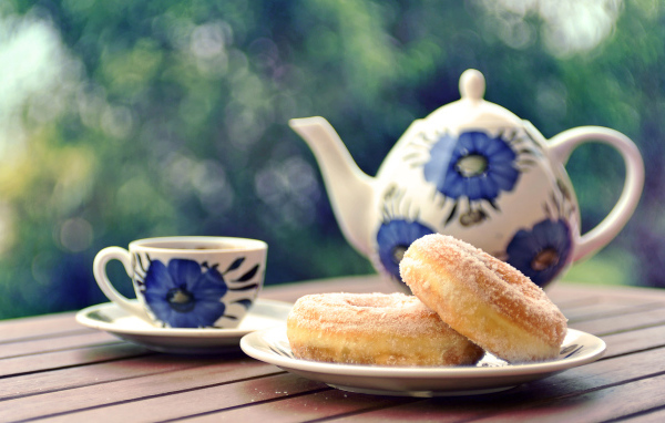 Пончики к чаю