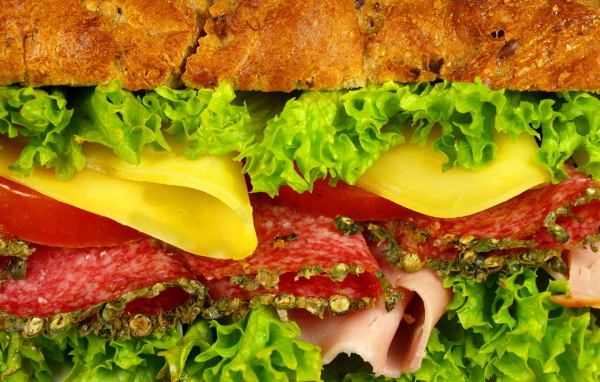 Вкусный бутерброд