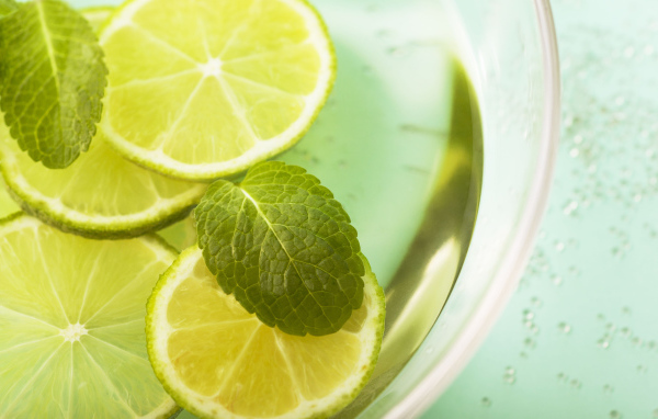 Лайм с мятой