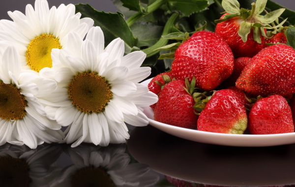 Виктория и цветы