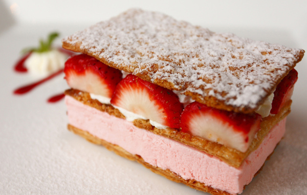 Фруктовое пирожное