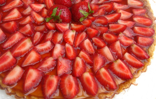 Клубничный пирог