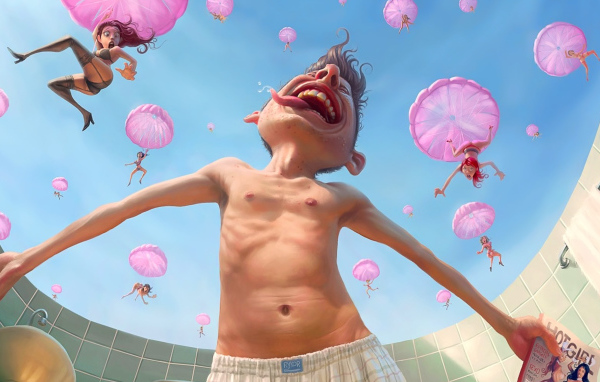 Девушки падают с неба