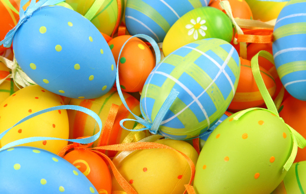 Яйца с бантиками