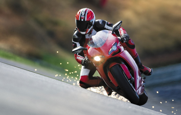 Гонщик на Ducatti