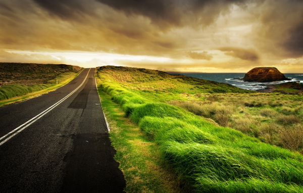 Дорога на побережье