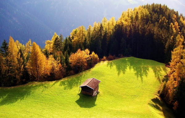 Сарай на горе