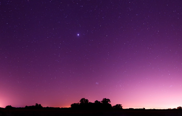 Фиолетовое небо