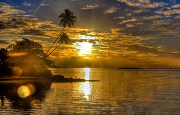 Бунгало на закате