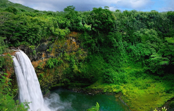 Водопад на речке