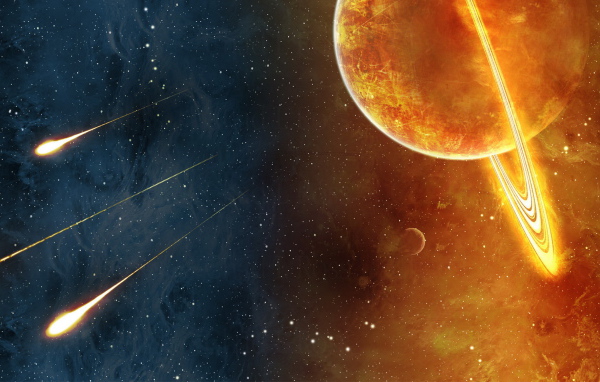 Кометы и планета