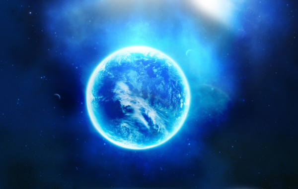 Светящаяся планета