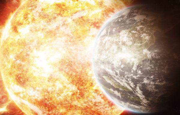 Меркурий и Солнце