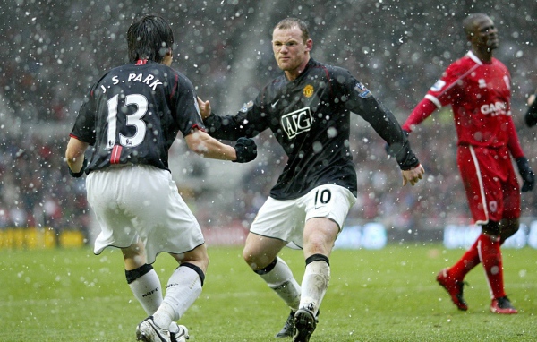 Wayne Mark Rooney and Ji Sung Park