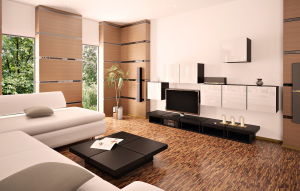 Гостиная в стиле модерн