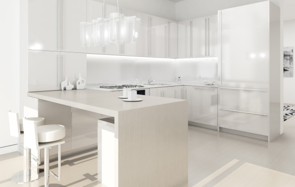 Белоснежная кухня