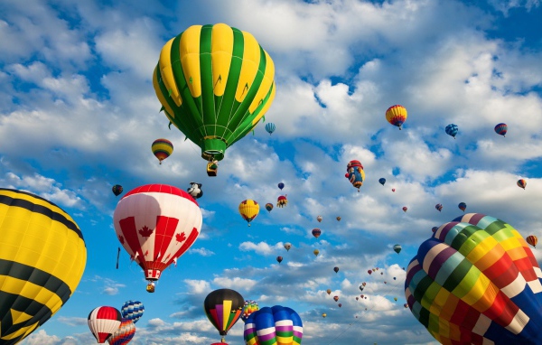 Яркие воздушные шары